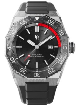 Paul Rich PR-45210 Mens Watch Aquacarbon Pro Midnight 42mm 20ATM