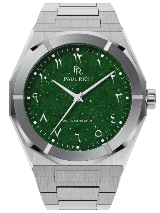 Paul Rich PR-45253 Mens Watch Star Dust II Emerald Mirage 43mm 5ATM
