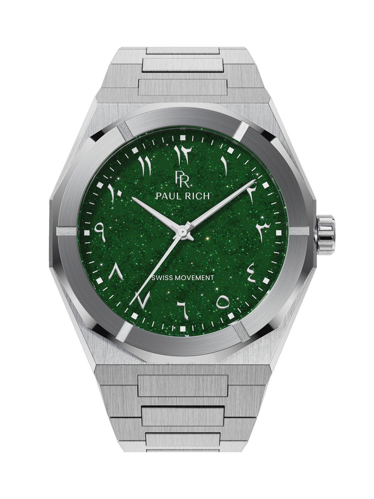 Paul Rich PR-45253 Mens Watch Star Dust II Emerald Mirage 43mm 5ATM