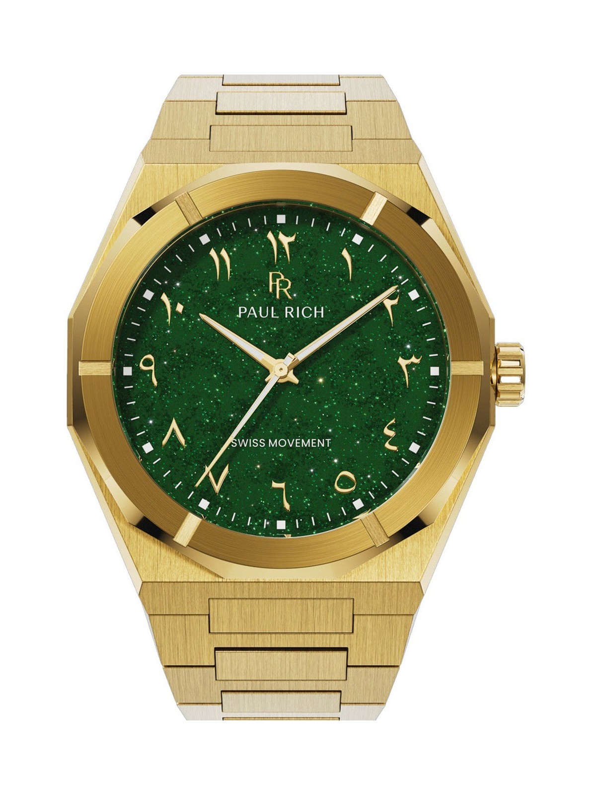 Paul Rich PR-45264 Mens Watch Star Dust II Emerald Dune 43mm 5ATM