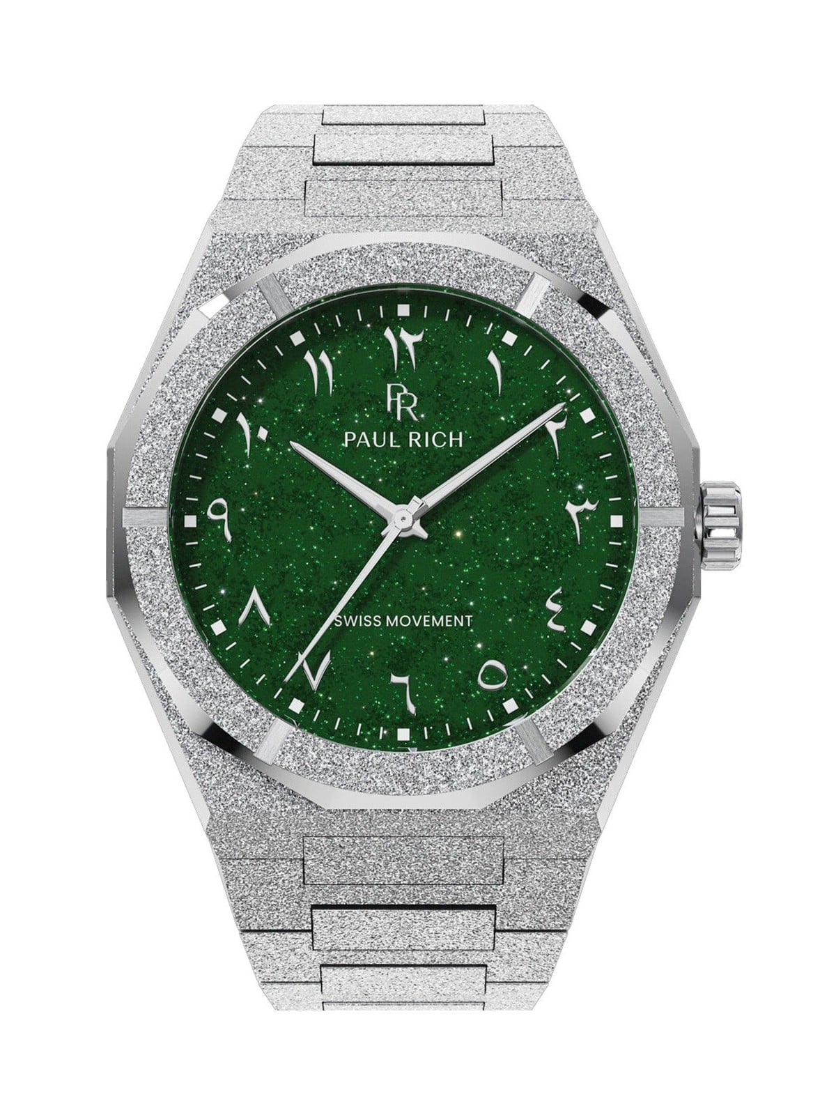 Paul Rich PR-45269 Mens Watch Frosted Star Dust II Emerald Mirage 43mm 5ATM