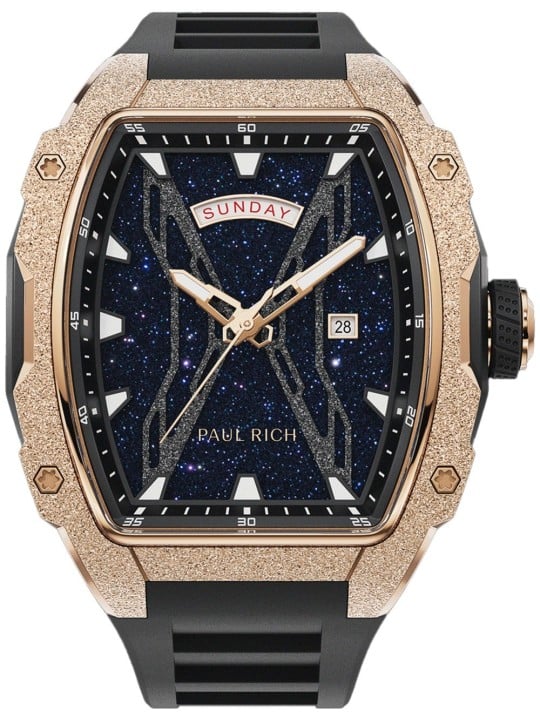 Paul Rich PR-45270 Mens Watch Astro Day & Date Eclipse 42mm 5ATM