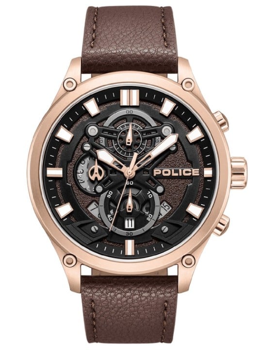 orologio uomo Police PEWGC0054204 Mens Watch Wadden Chrono 46mm 5ATM