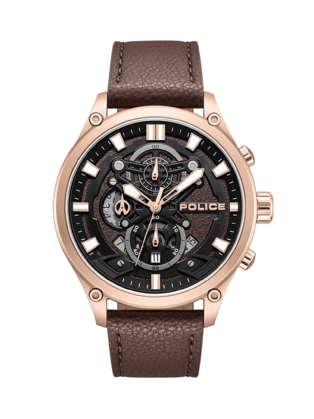 orologio uomo Police PEWGC0054204 Mens Watch Wadden Chrono 46mm 5ATM