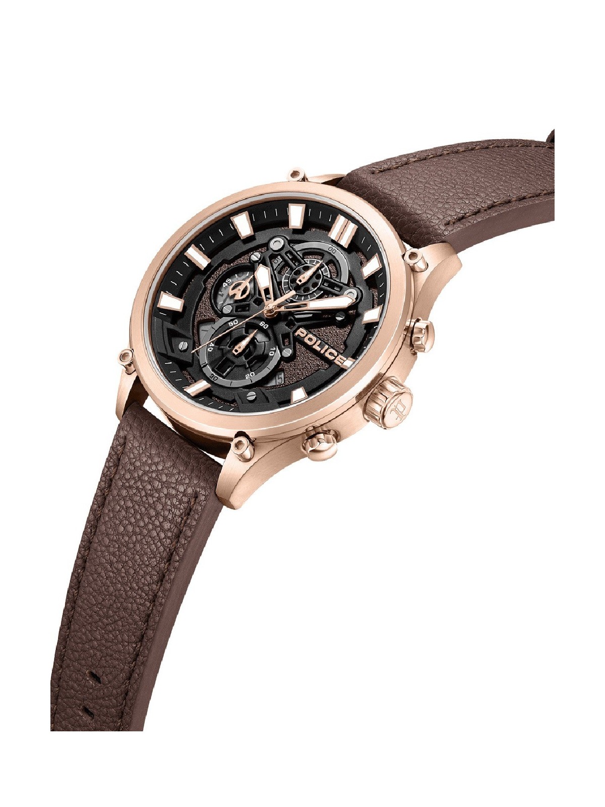 orologio uomo Police PEWGC0054204 Mens Watch Wadden Chrono 46mm 5ATM