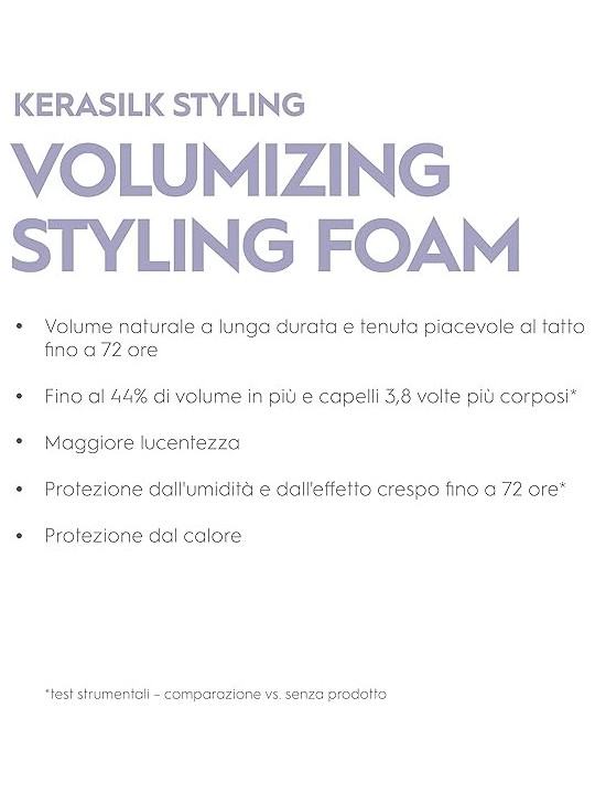 Kerasilk Styling Foam Volume 150ml - Donna