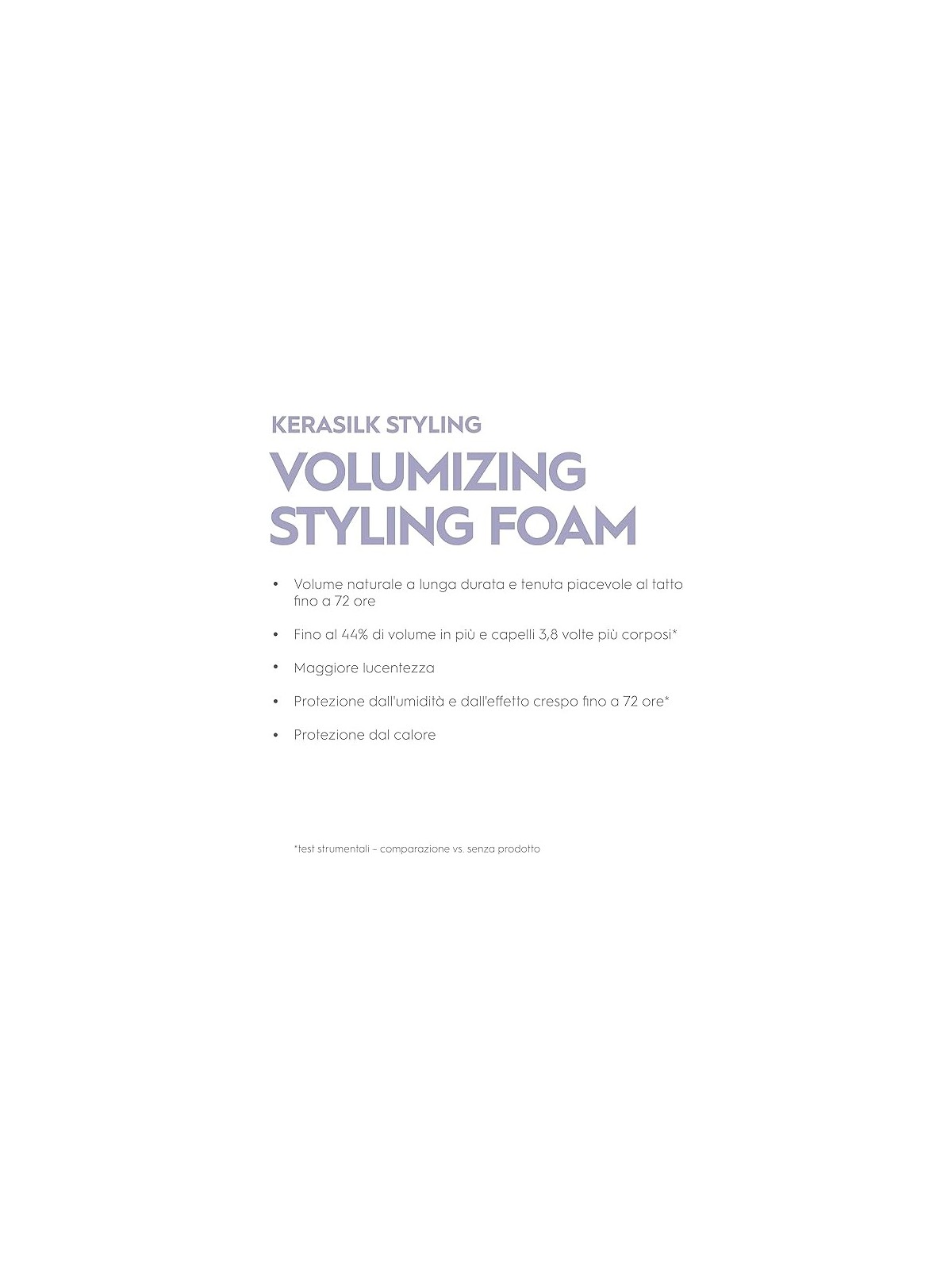 Kerasilk Styling Foam Volume 150ml - Donna