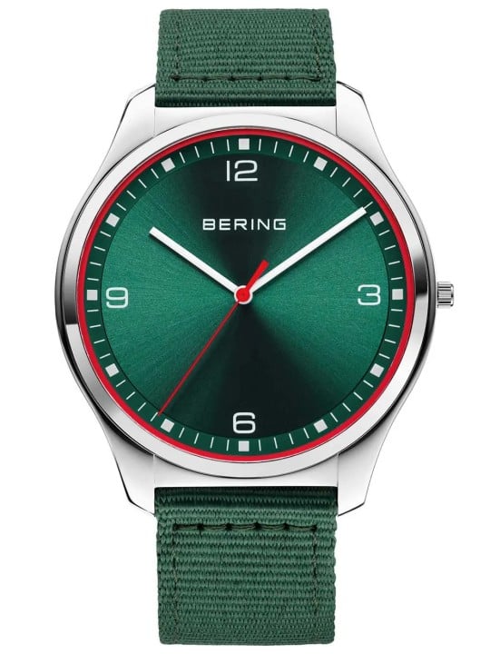 BERING 18342-508 Orologio da polso uomo al quarzo cassa in acciaio inox 43 mm