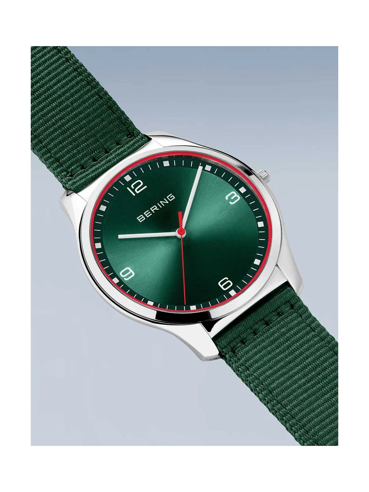 BERING 18342-508 Orologio da polso uomo al quarzo cassa in acciaio inox 43 mm
