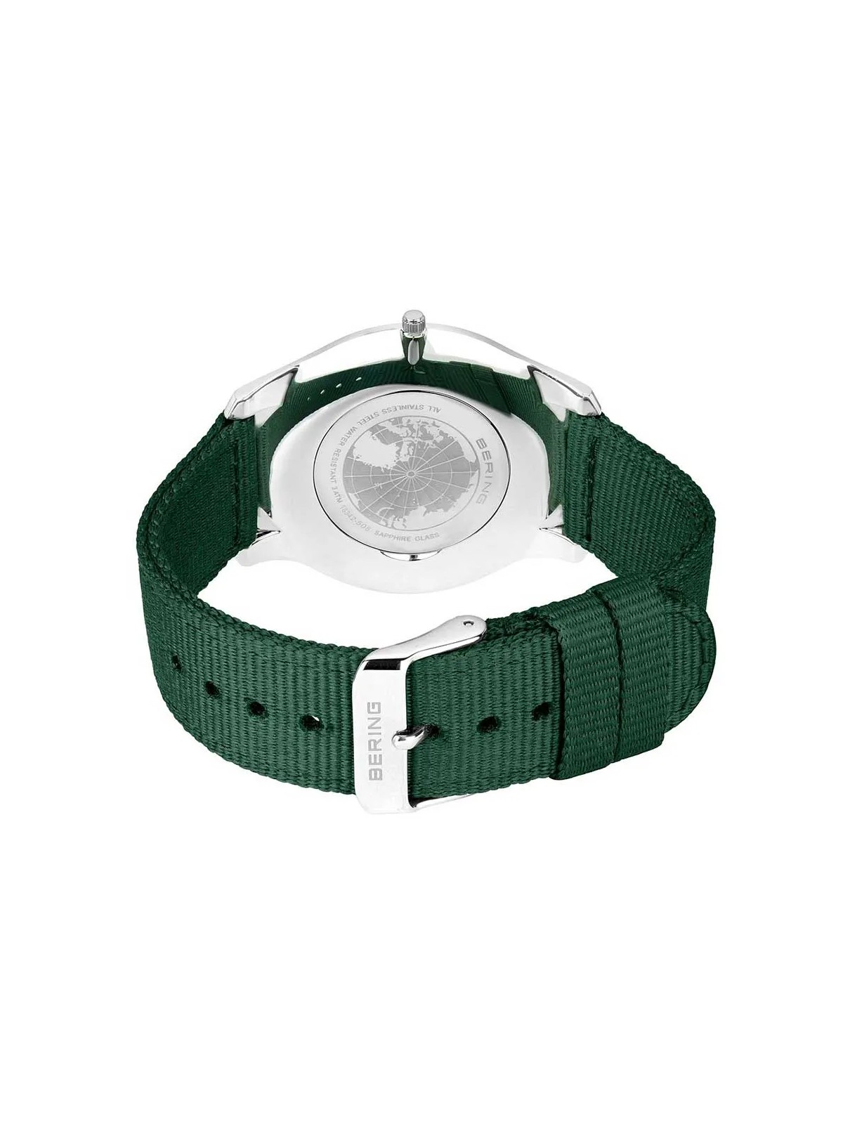 BERING 18342-508 Orologio da polso uomo al quarzo cassa in acciaio inox 43 mm