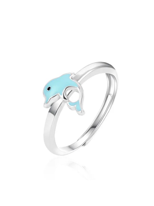 Anello per bambini in argento con delfino AGT-RD02 bambini