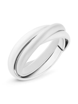 Troli Triplo anello in acciaio KRS-247 - Diametro: 52 mm donna