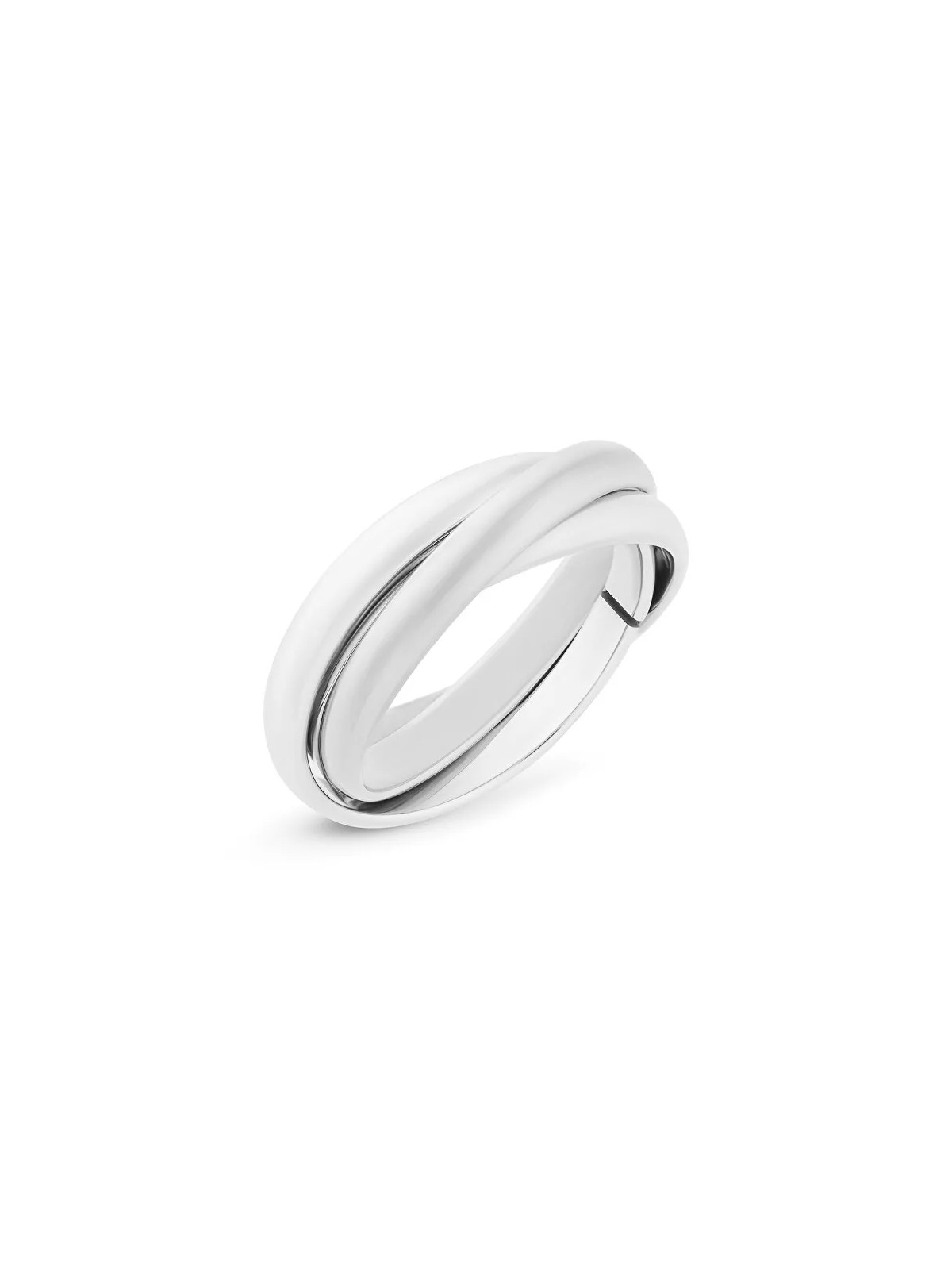 Troli Triplo anello in acciaio KRS-247 - Diametro: 54 mm donna