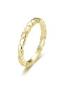 Benet Anello in argento placcato oro con cuori AGG344-GOLD - Diametro: 60 mm donna