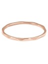 Troli Anello minimalista placcato oro con un delicato design in oro rosa - Diametro: 59 mm donna
