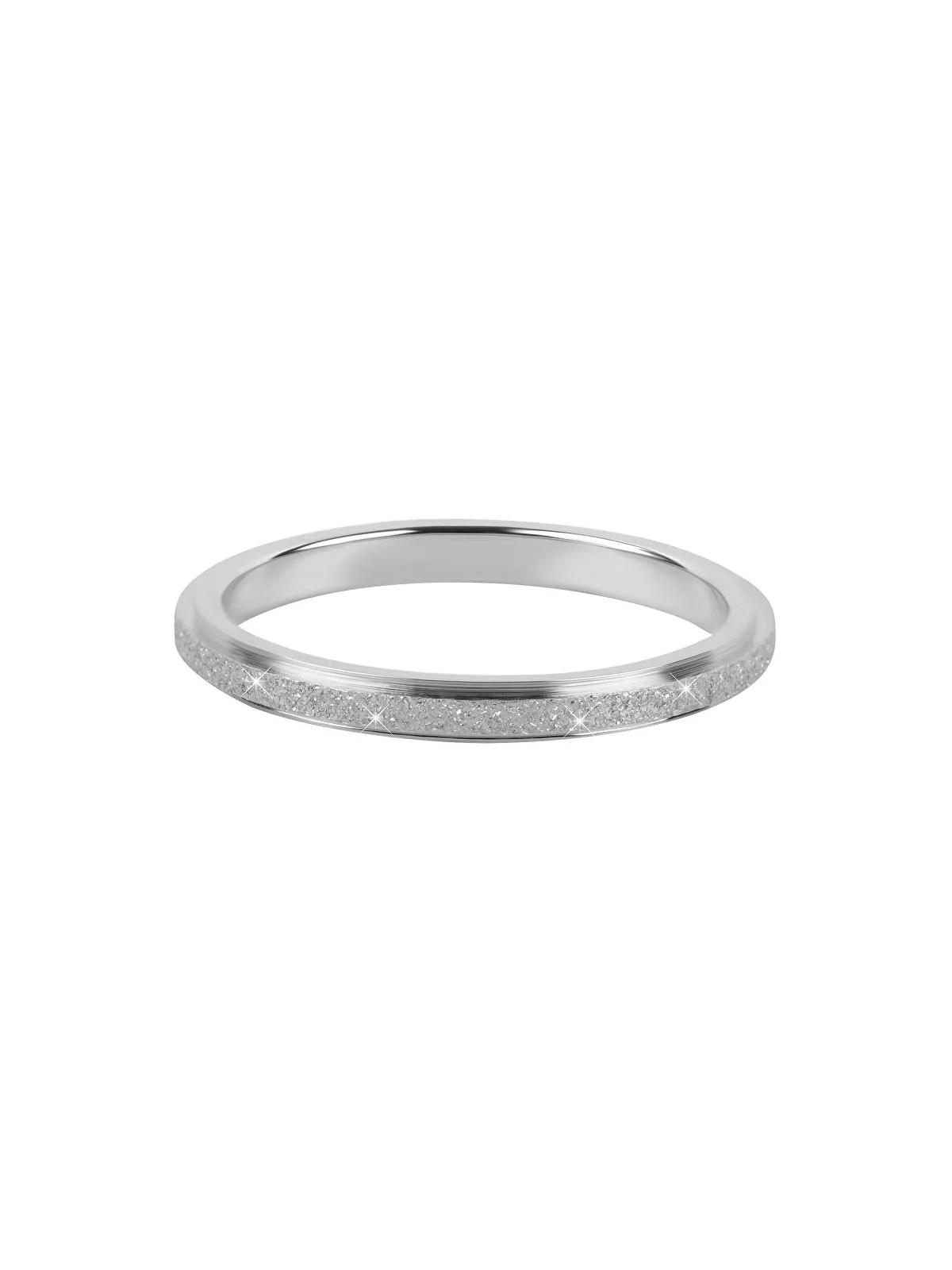 Troli Anello in acciaio scintillante - Diametro: 49 mm donna