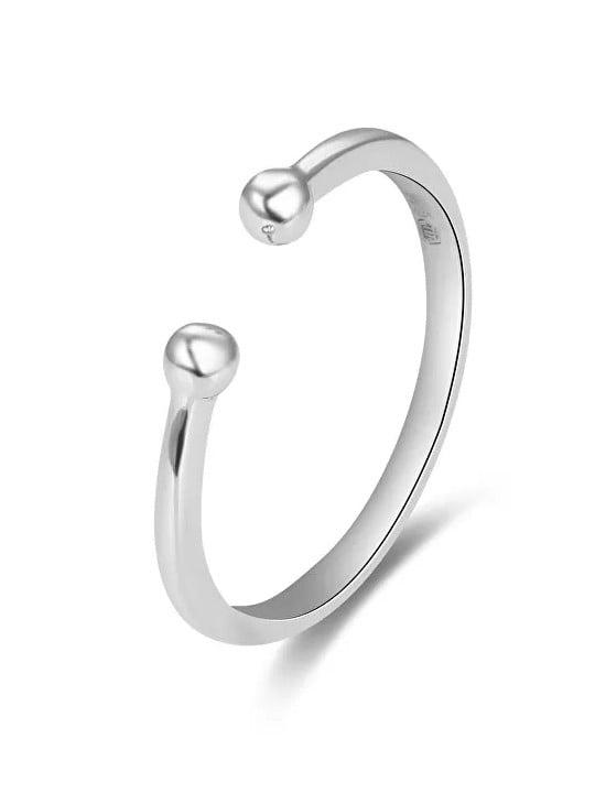 Beneto Anello aperto minimalista in argento AGG470 donna