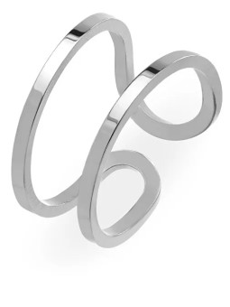 Troli Anello originale in acciaio aperto donna