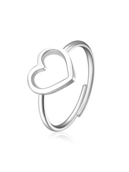S'Agapõ Anello aperto delicato Heart Click SCK90 donna