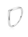 Beneto Anello minimalista in argento AGG445L - Diametro: 50 mm donna