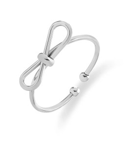 Troli Anello distintivo in acciaio con fiocco VABRAR001S donna