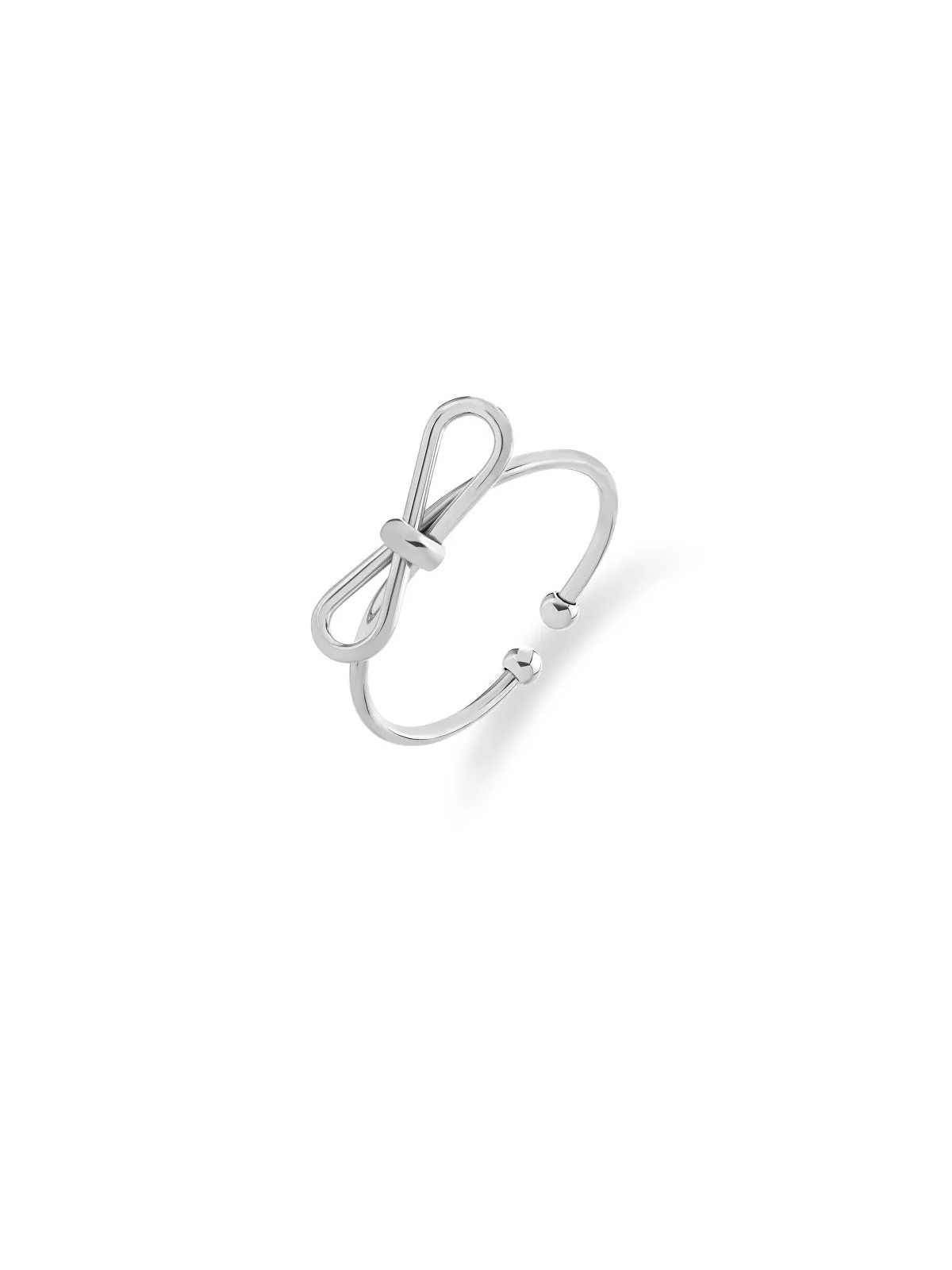 Troli Anello distintivo in acciaio con fiocco VABRAR001S donna
