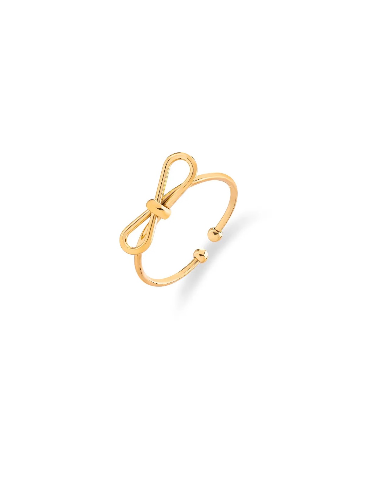 Troli Distintivo anello a fiocco placcato oro VABRAR001G donna
