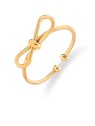 Troli Distintivo anello a fiocco placcato oro VABRAR001G donna
