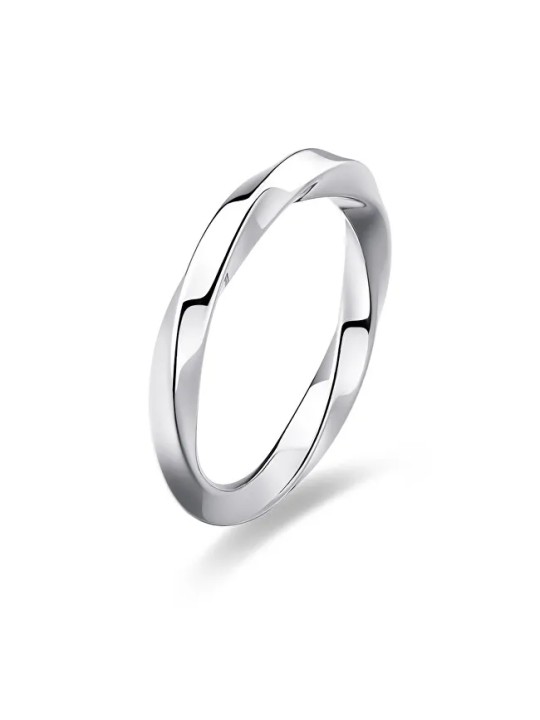 S'Agapõ Elegante anello in acciaio For Love SFV45 - Diametro: 50 mm donna