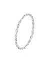 Beneto Anello minimalista intrecciato in argento AGG315L - Diametro: 50 mm donna