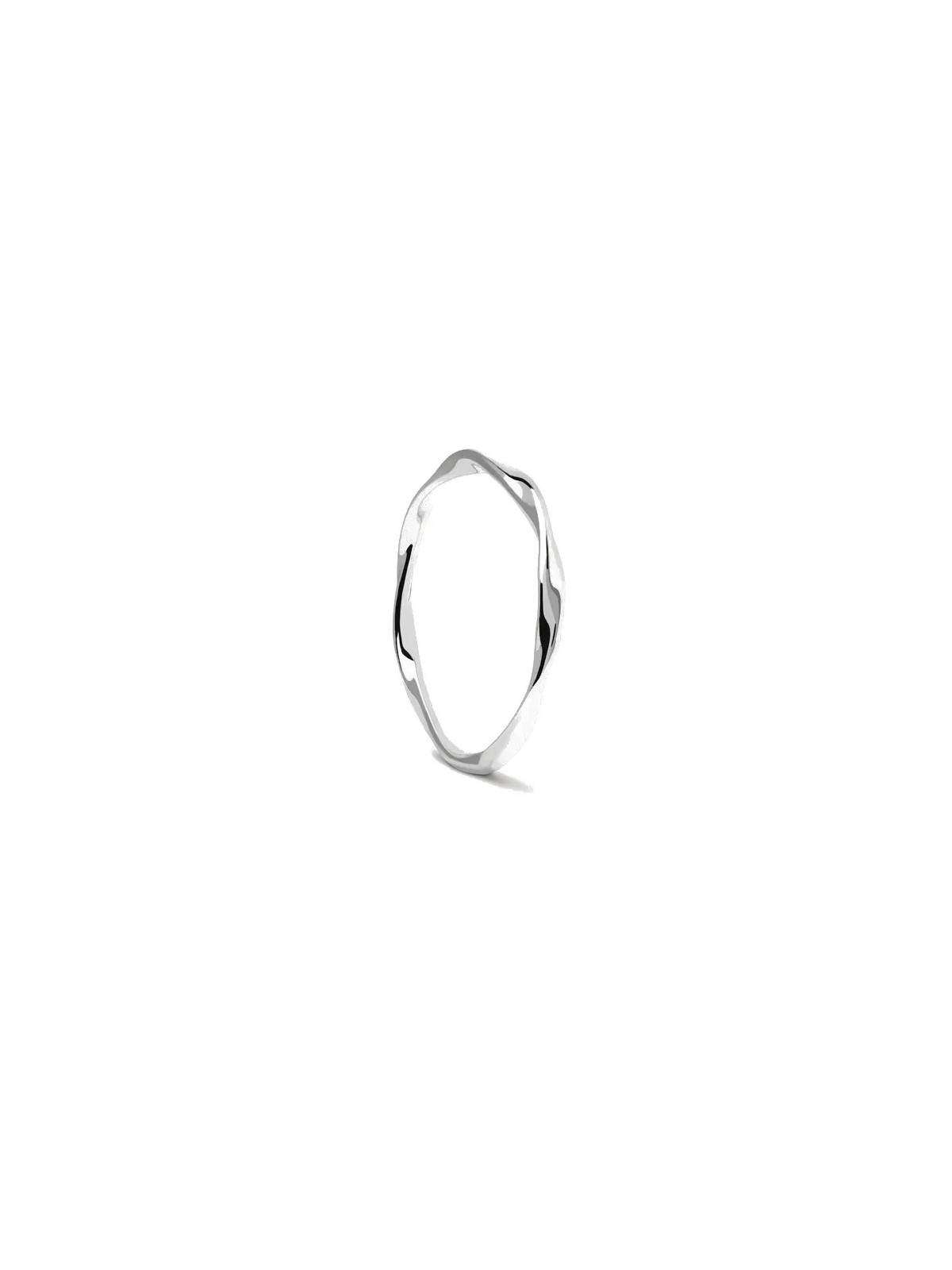 PDPAOLA Anello minimalista in argento SPIRAL Silver AN02-804 - Diametro: 56 mm donna