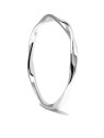 PDPAOLA Anello minimalista in argento SPIRAL Silver AN02-804 - Diametro: 56 mm donna