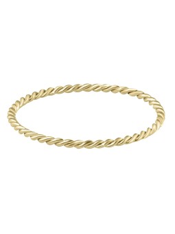 Troli Anello minimalista placcato oro - Diametro: 51 mm donna