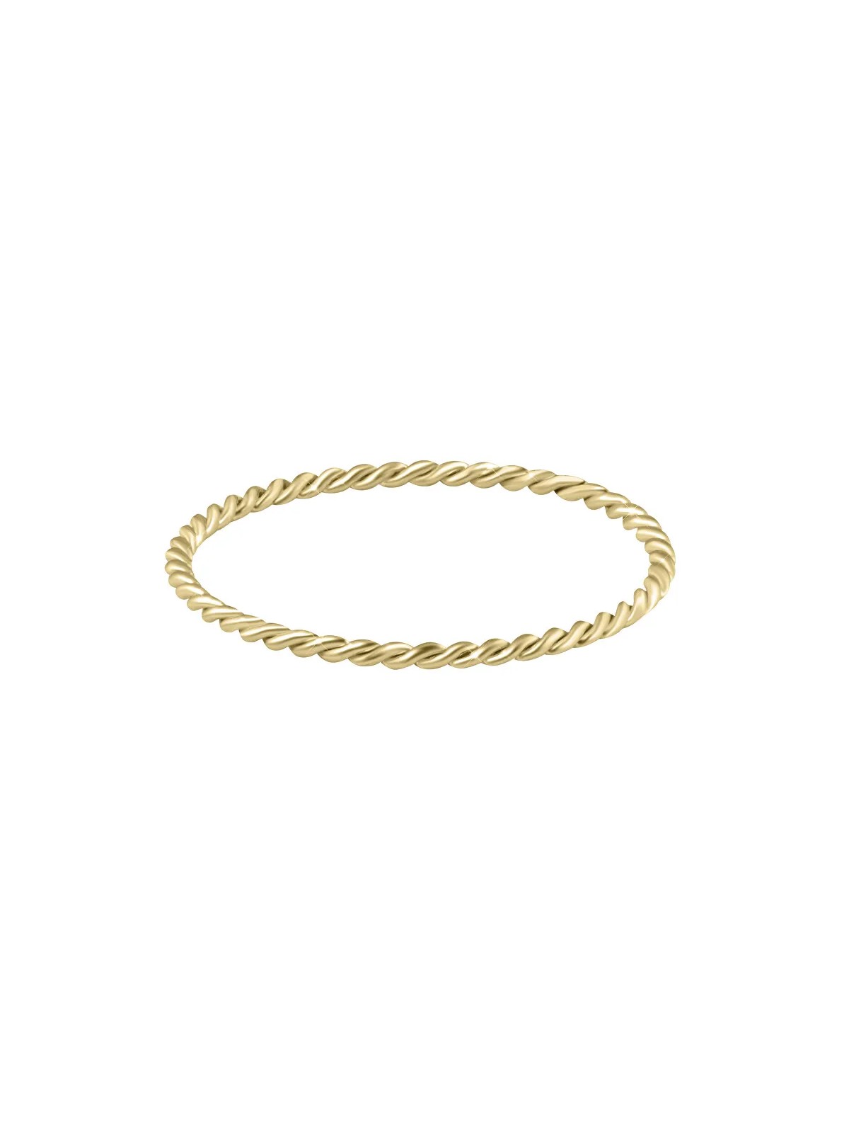 Troli Anello minimalista placcato oro - Diametro: 51 mm donna