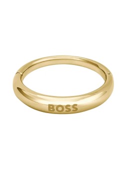 Hugo Boss Anello minimalista placcato oro da donna 1580620 - Diametro: 52 mm donna
