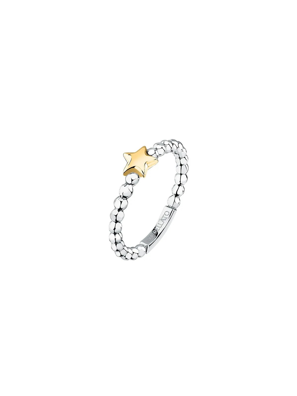 Morellato Delicato anello bicolore in acciaio con stella Talismani SAIX30 - Diametro: 56 mm donna