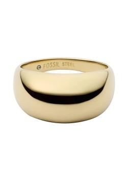 Fossil Ellis JF04746710 Anello da donna placcato oro - Diametro: 52 mm donna