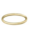 Troli Anello minimalista placcato oro in acciaio dorato - Diametro: 55 mm donna