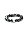 Agato Anello minerale con ematite POL-R13 - Diametro: 52 mm donna