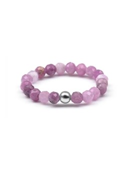 Agato Anello minerale con rubino POL-R12 - Diametro: 56 mm donna