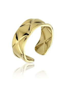 Marc Malone Anello aperto placcato oro Eliza Gold Ring MCR23014G donna