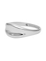 Skagen Anello moderno in acciaio per donna Anja Pebble SKJ1850040 - Diametro: 53 mm donna