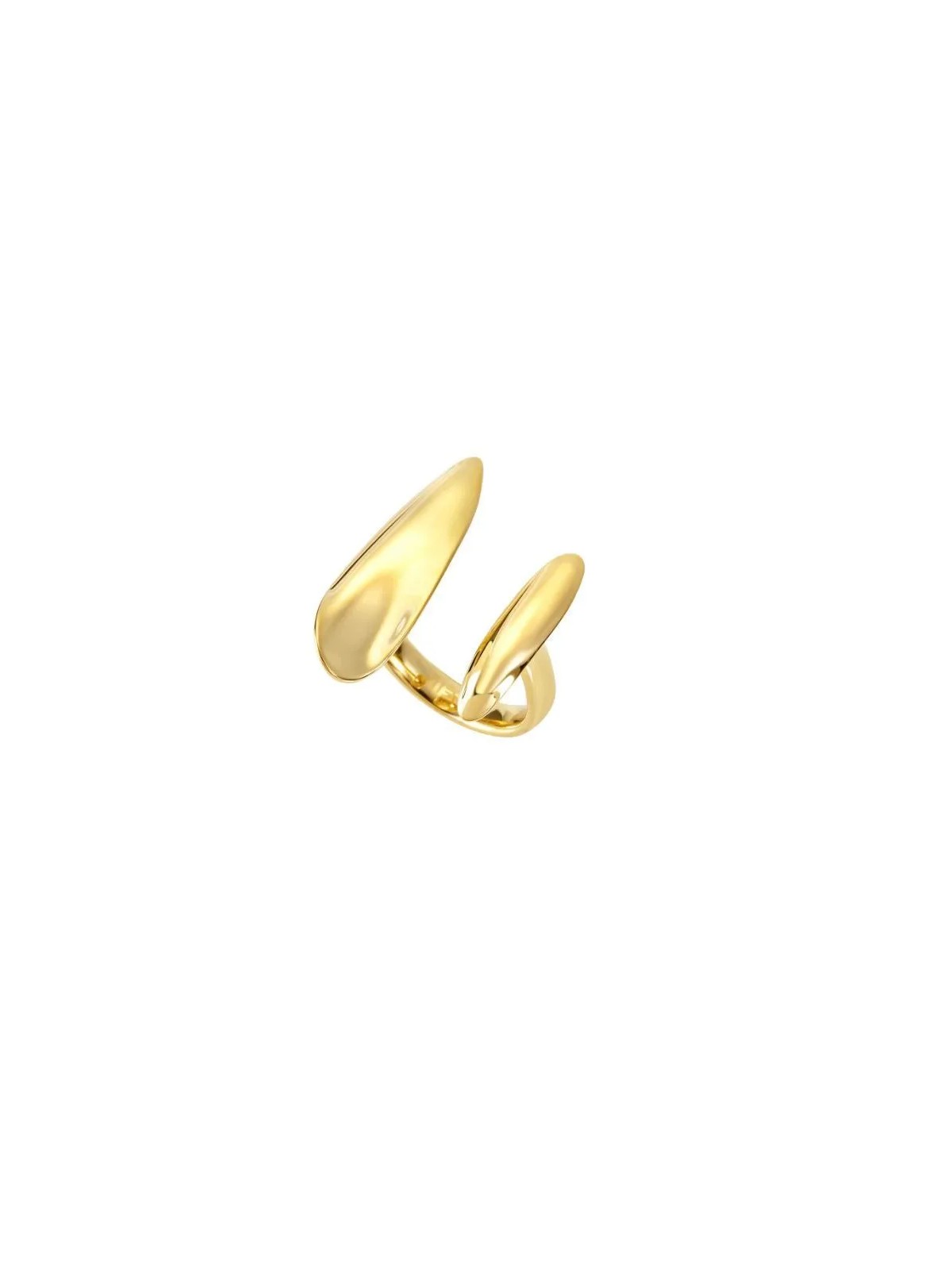 BREIL Anello aperto placcato oro B WHISPER TJ3706 donna