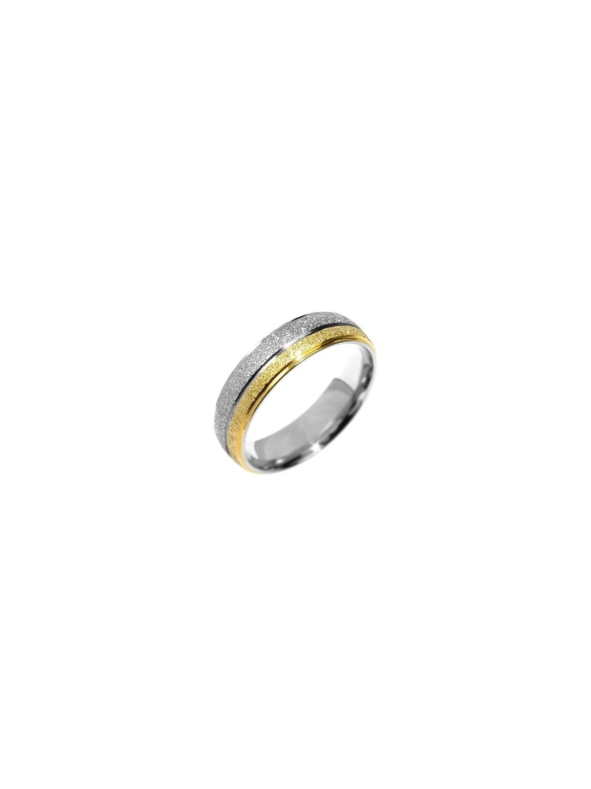 Silvego Fede nuziale in acciaio Flers RRC0365 - Diametro: 57 mm unisex