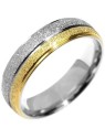 Silvego Fede nuziale in acciaio Flers RRC0365 - Diametro: 57 mm unisex