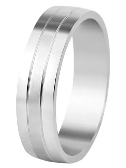 Beneto Exclusive Fede nuziale in acciaio SPP09 - Diametro: 57 mm unisex