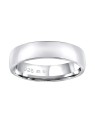 Silvego Fede nuziale in argento Poesia da uomo e da donna QRG4104M - Diametro: 49 mm unisex