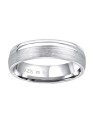 Silvego Fede nuziale in argento Amora per uomo e donna QRALP130M - Diametro: 51 mm unisex