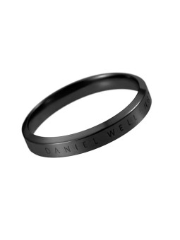 Daniel Wellington Anello nero originale Classic DW00400 - Diametro: 52 mm unisex