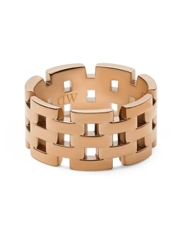 Daniel Wellington Anello di design in bronzo in acciaio 5-Link DW0040097 - Diametro: 52 mm unisex